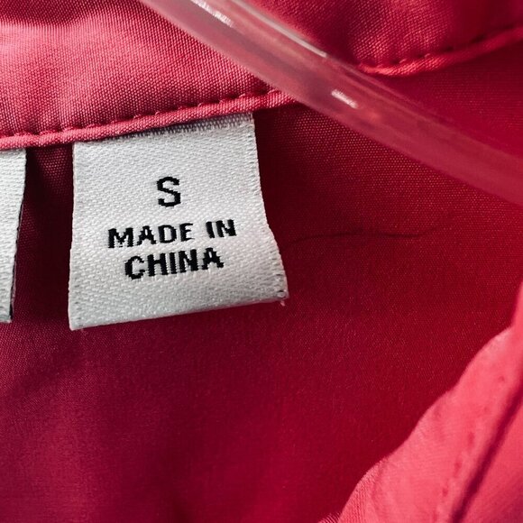 Susan Graver Women Top Small Pink Long Sleeve Button Front‎ Shirt - Picture 7 of 12